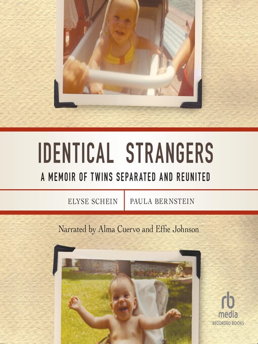 Title details for Identical Strangers by Elyse Schein - Available